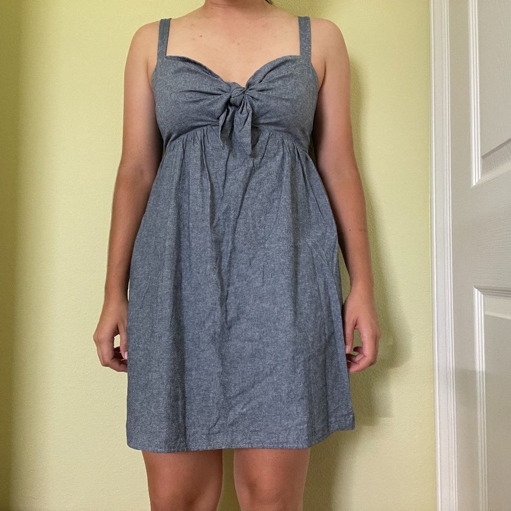 Chambray Sweetheart Dress